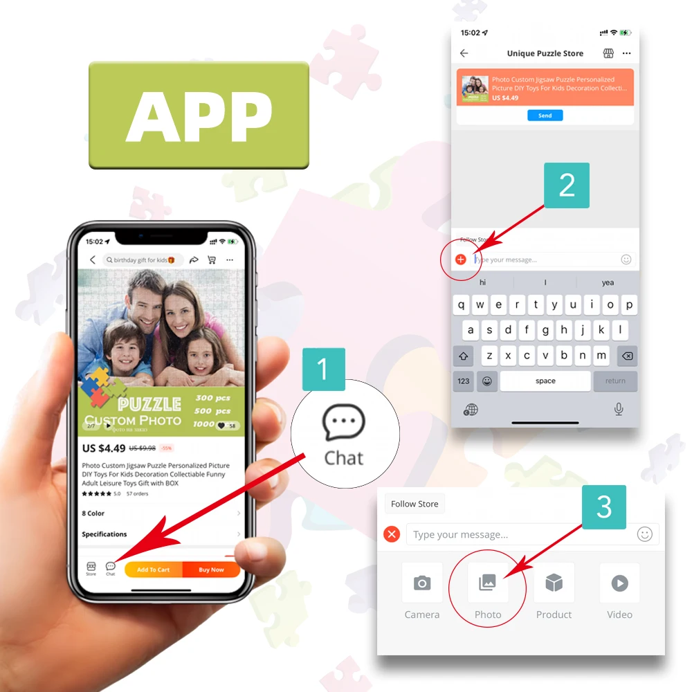 Custom Jigsaw Puzzle Customize Your Own Personalized Picture Puzzle Diy Toy for Anniversary Festival Gift 200/300/500/1000/1500 - Image 4