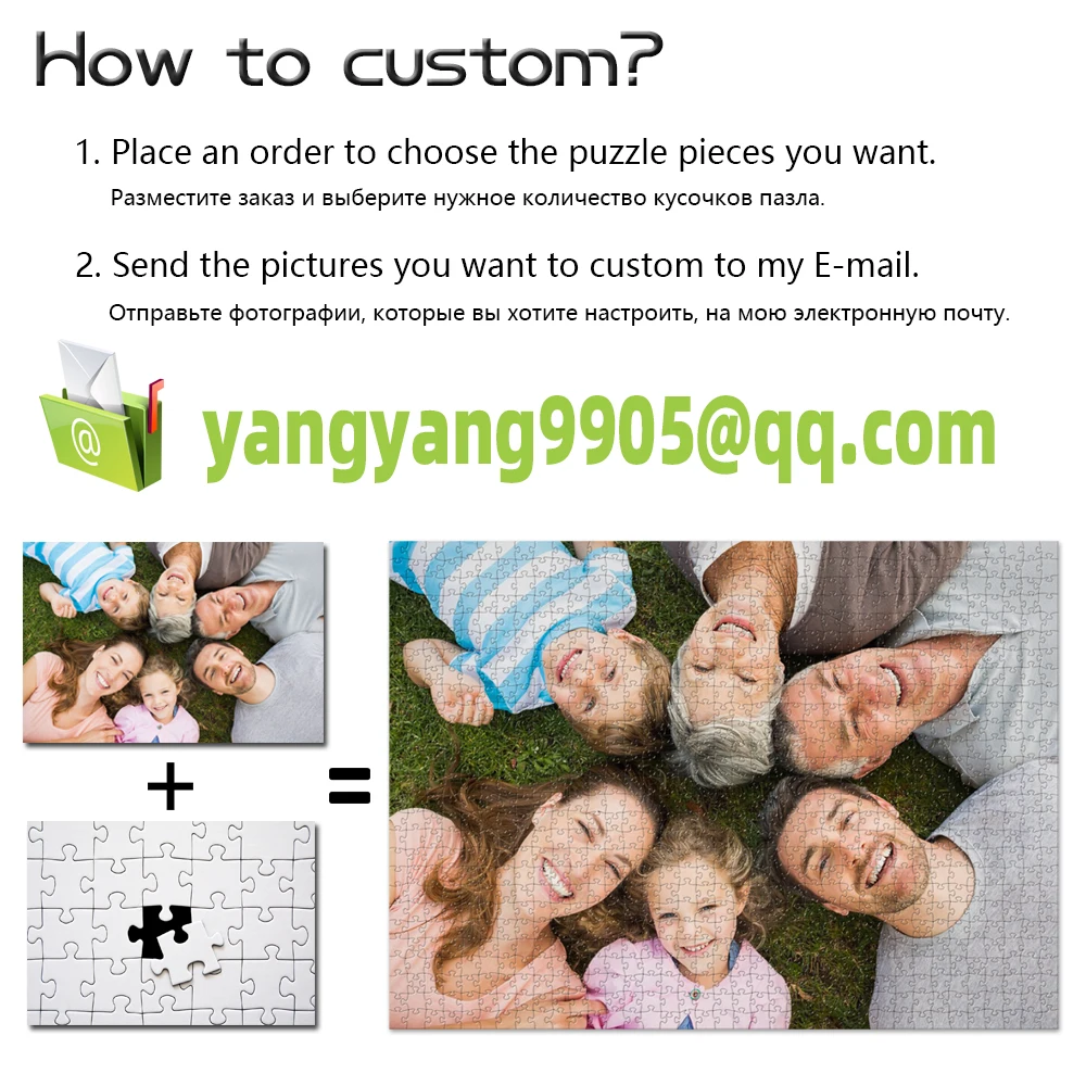 Custom Jigsaw Puzzle Customize Your Own Personalized Picture Puzzle Diy Toy for Anniversary Festival Gift 200/300/500/1000/1500 - Image 2